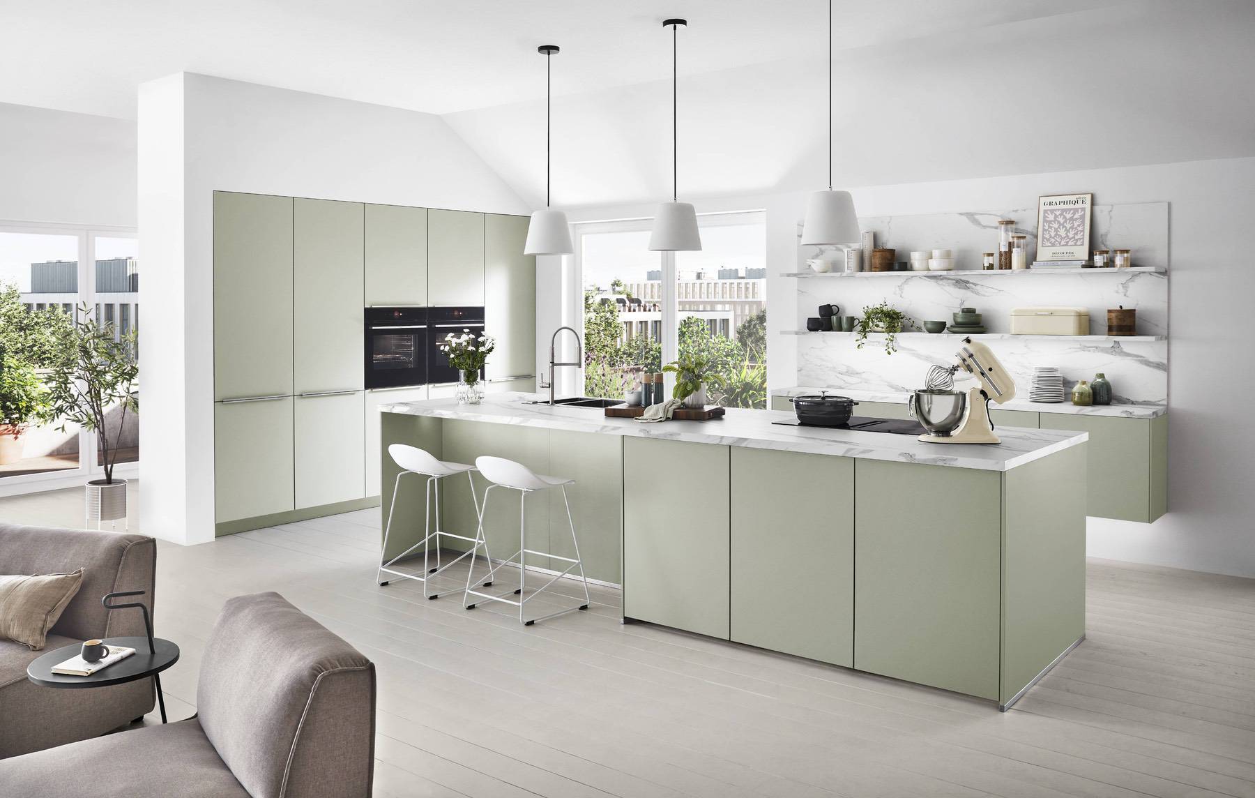 Nobilia Pastel Green Kitchen