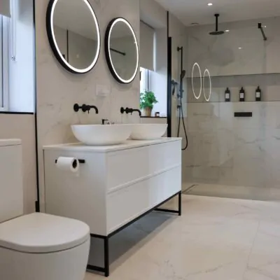 light modern bathroom
