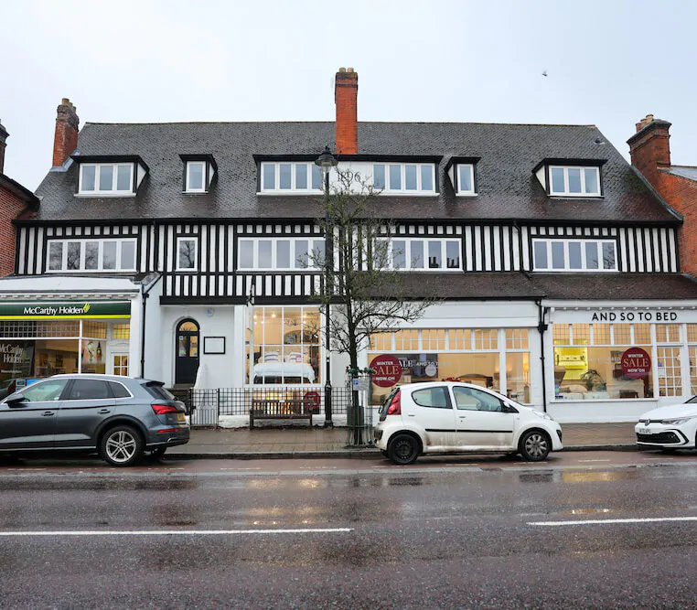 outside hartley witney flats