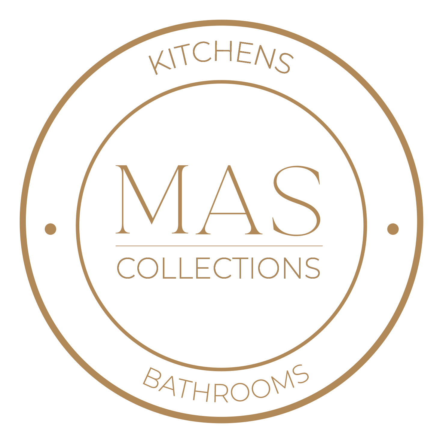 Mas Collections Logo White